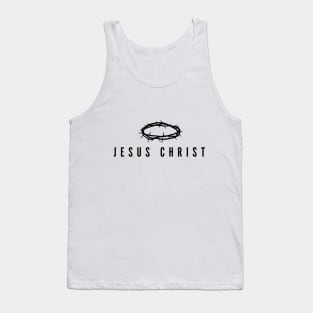 Jesus Thorn Crown Black Tank Top